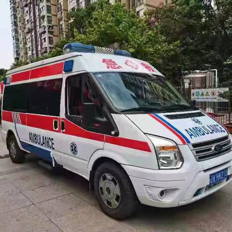 张家港长途救护车护送病人返乡